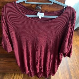 Lularoe Irma ribbed tunic